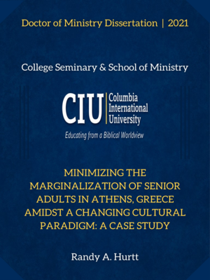 cover image of Minimizing the marginalization of senior adults in Athens, Greece amidst a changing cultural paradigm: